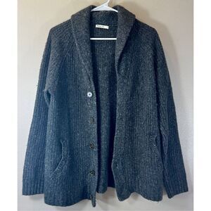 Marine Layer Wool/Alpaca Blend Maurice Button Up Women's Cardigan Large